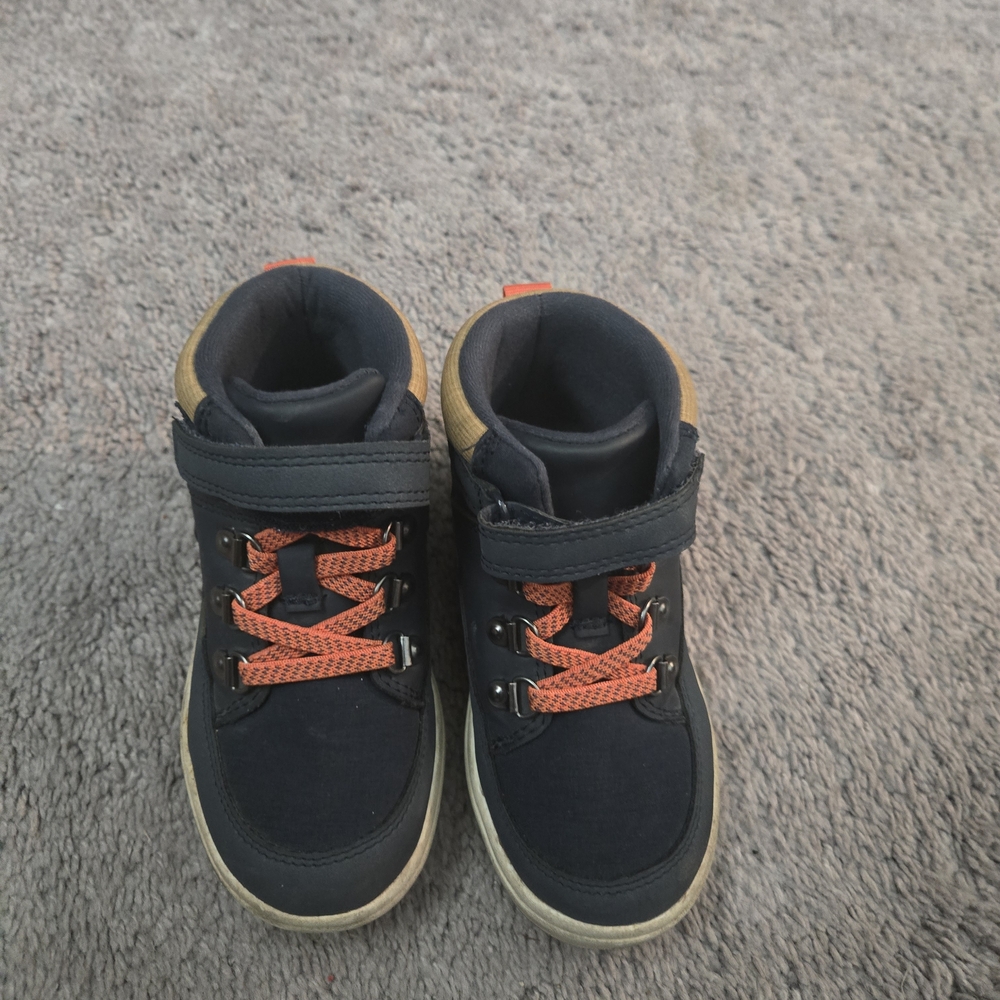 Cat & Jack Navy and Orange Kids Sneakers